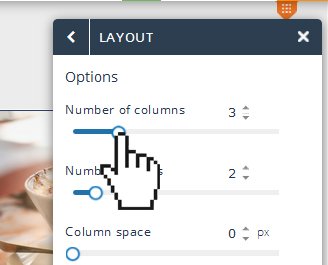 Changing the Number of Columns and Rows in Grid Gallery - Website.com ...