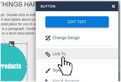 Linking a button - Website.com Knowledge Base