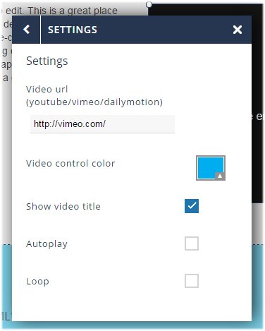 Understanding Player Settings for Vimeo Videos - Website.com Knowledge Base
