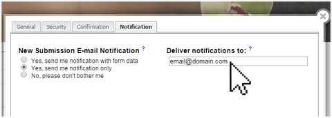 New Form Data Notifications - Website.com Knowledge Base