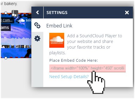 Adding a SoundCloud player on your web page - Website.com Knowledge Base