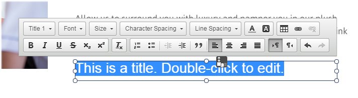 Header and Footer Text - Website.com Knowledge Base